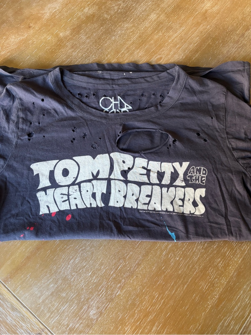 Chaser Gray Tom Petty and The Heartbreakers Graphic Tee